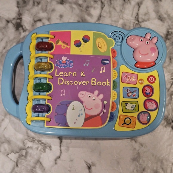 PEPPA PIG VTech Learn‎ and Discover Book Interactive Toy - Picture 2 of 5
